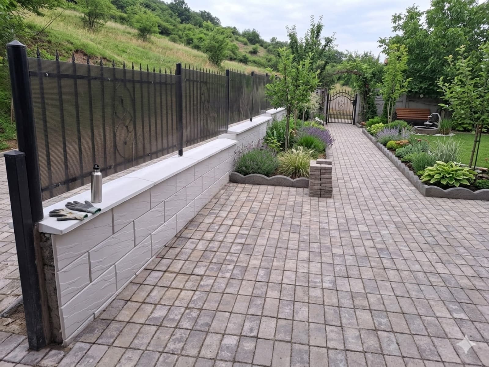 Alee pavaj — curte privată